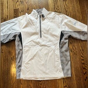 Men’s FootJoy White Jacket with Black Logo